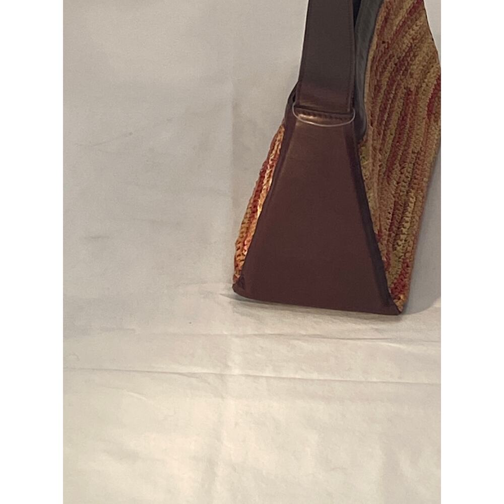 Helen Kaminski Australia designer raffia and leather purse shoulder bag - Picture 9 of 10